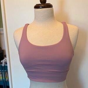 Lululemon Dusty Pink/lavender Sports Bra